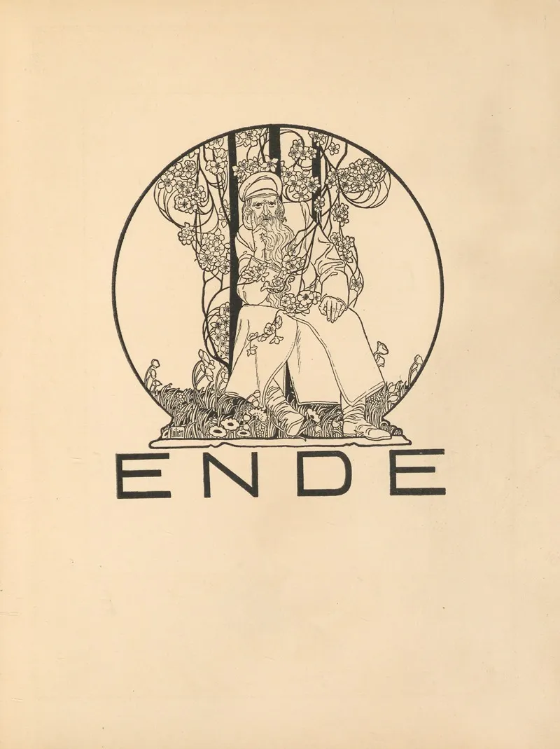 Lieder Des Ghetto Pl 14 Wall Art by Ephraim Moses Lilien - High-Resolution Digital Print