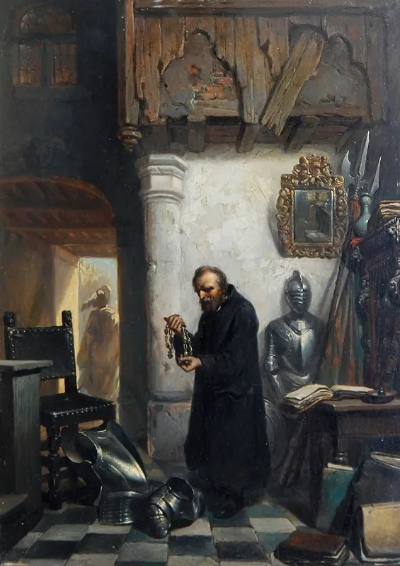Lies The Arms Dealer Wall Art by Josef Hendrik Hubert - High-Resolution Digital Print