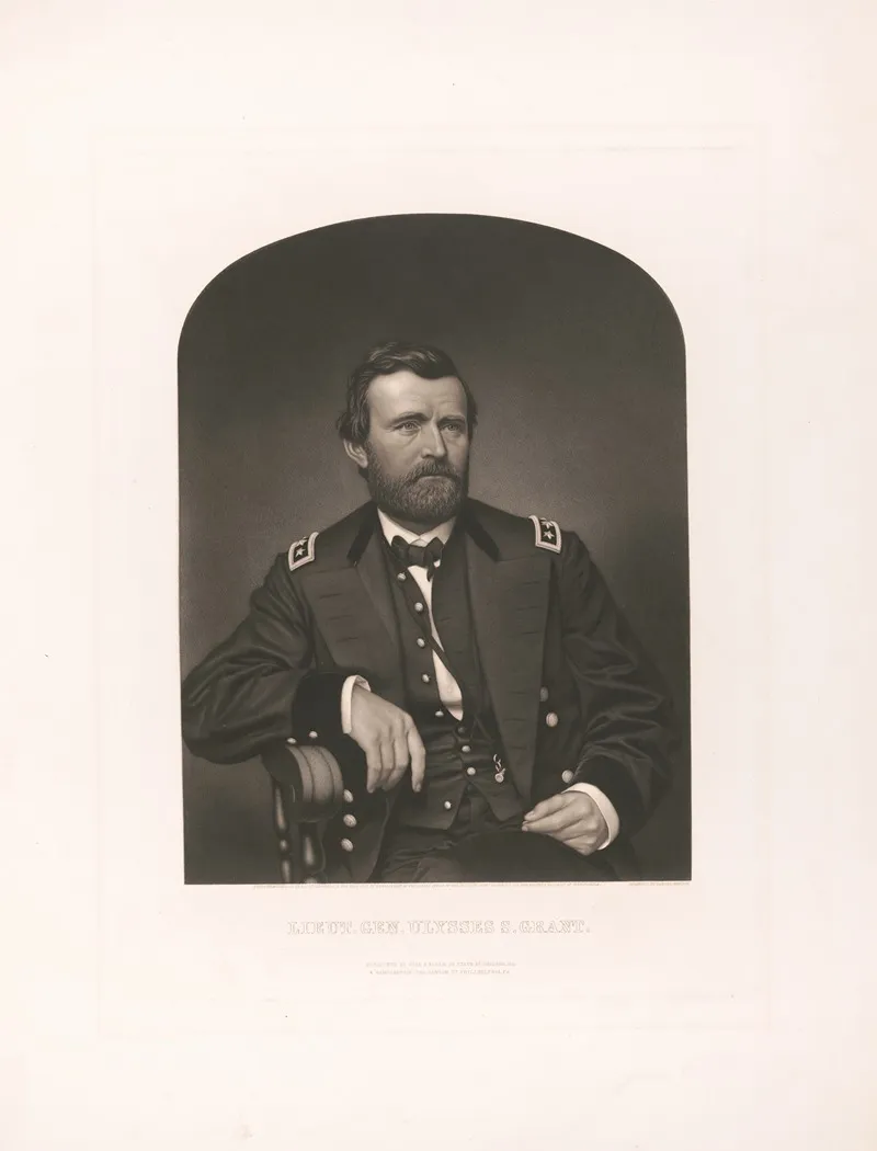 Lieut Gen Ulysses S Grant 2 Wall Art by Samuel Sartain - High-Resolution Digital Print