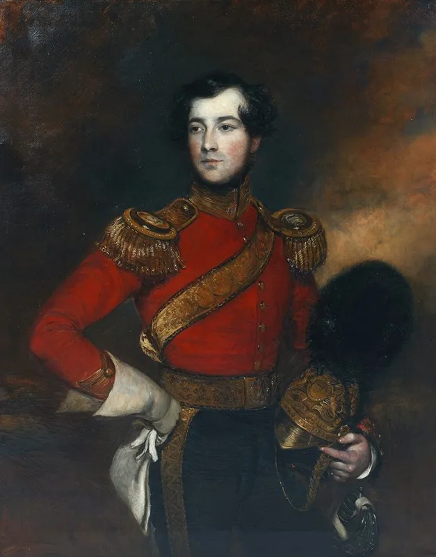 Lieutenant Charles Phillip De Ainslie Wall Art by Frederick Yeates Hurlstone - High-Resolution Digital Print