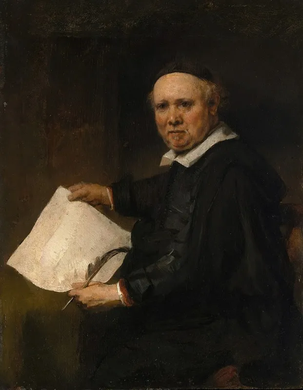Lieven Willemsz Van Coppenol Wall Art by Rembrandt van Rijn - High-Resolution Digital Print