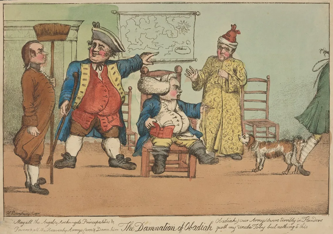 Life And Opinions Of Tristram Shandy Gentleman The Damnation Of Obadiah