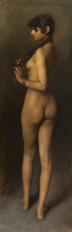 Life Study Study Of An Egyptian Girl Wall Art by John Singer Sargent - High-Resolution Digital Print