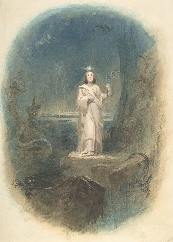 Light And The Shades Wall Art by Henry George Hine - High-Resolution Digital Print