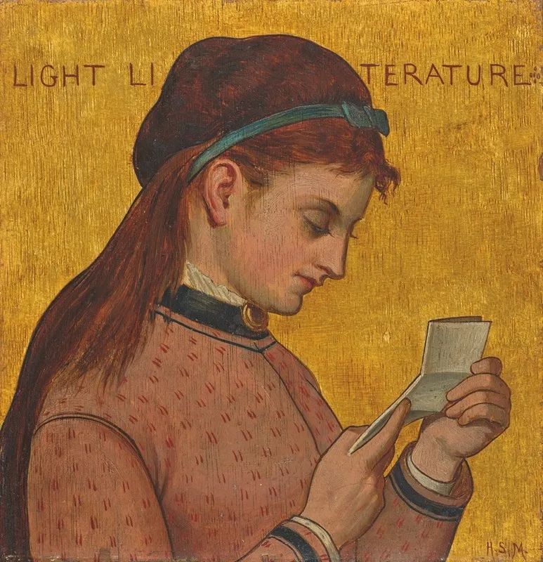 Light Literature Wall Art by Henry Stacy Marks - High-Resolution Digital Print