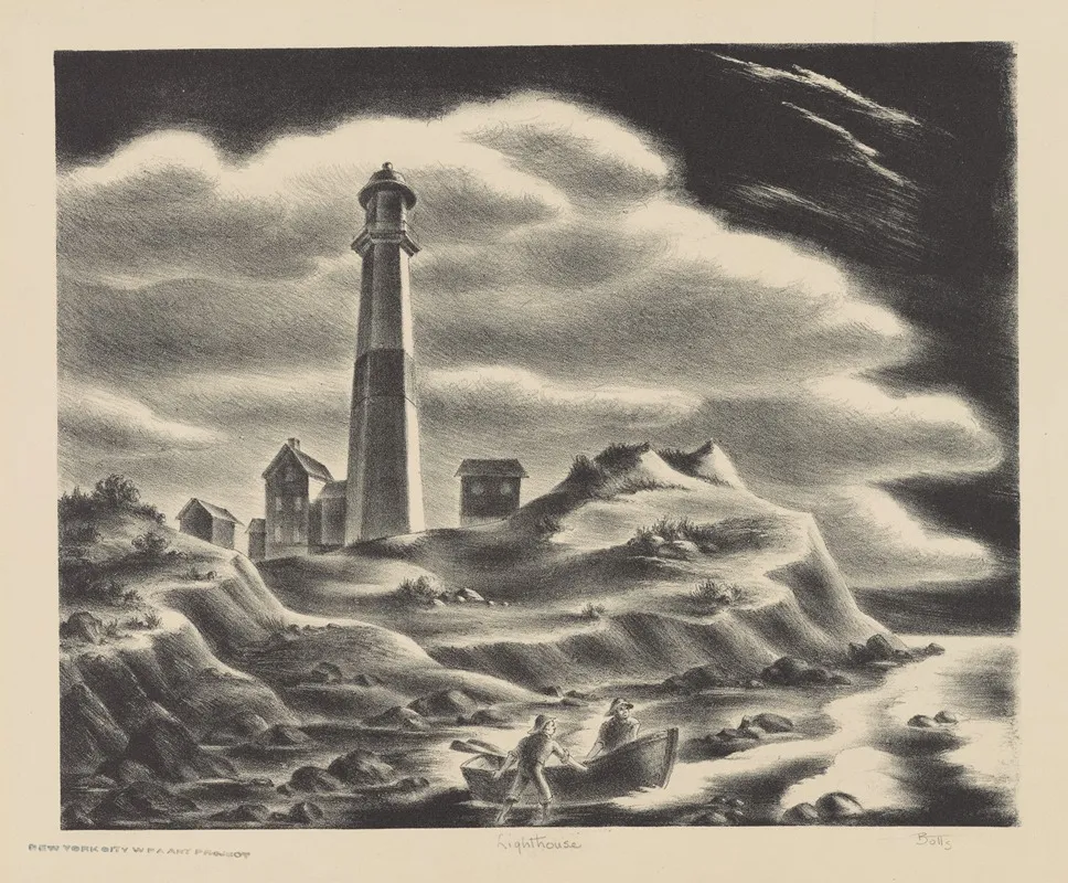 Lighthouse Wall Art by Hugh Botts - High-Resolution Digital Print
