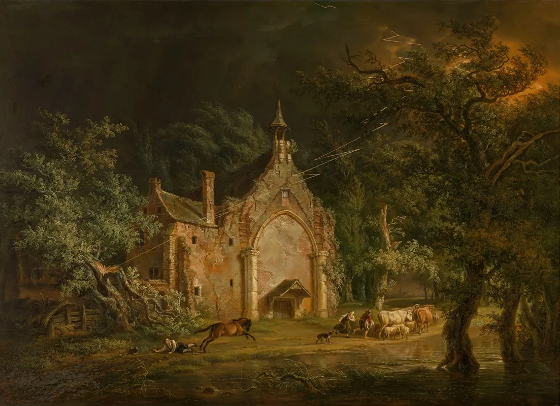 Lightning Wall Art by Henri van Assche - High-Resolution Digital Print