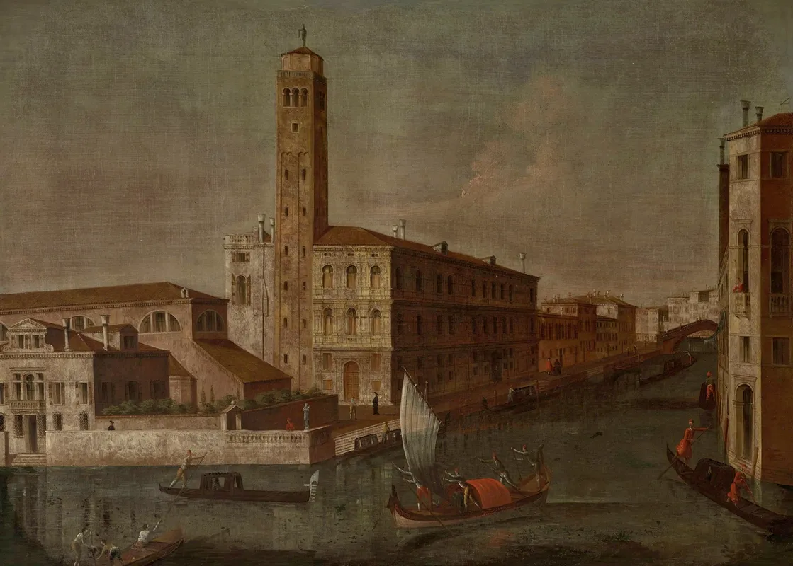 Ligurian Academy Of Fine Arts In Venice Wall Art by Pietro Bellotti di Canaleti - High-Resolution Digital Print