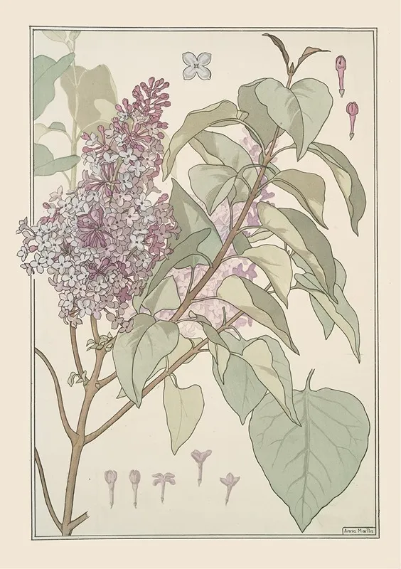 Lilas Wall Art by Maurice Pillard Verneuil - High-Resolution Digital Print