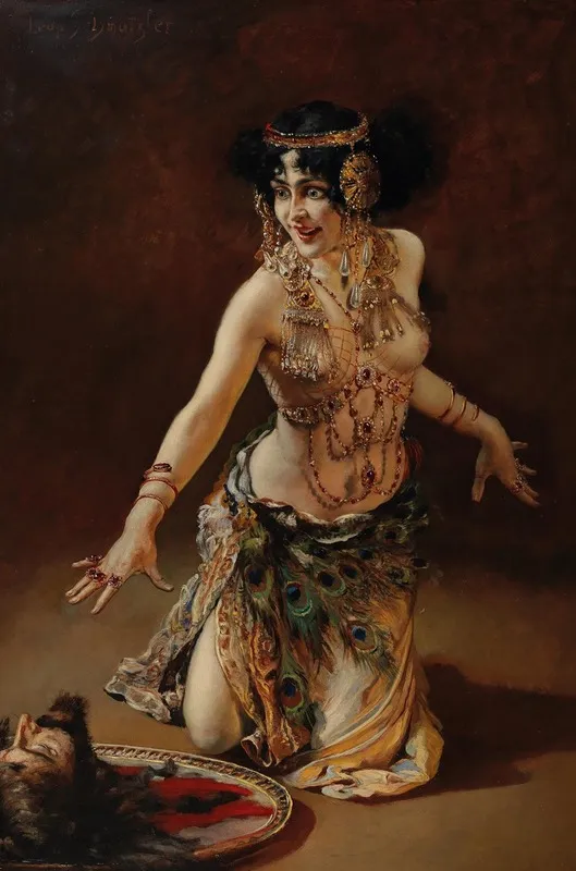 Lili Marberg As Salome Wall Art by Leopold Schmutzler - High-Resolution Digital Print