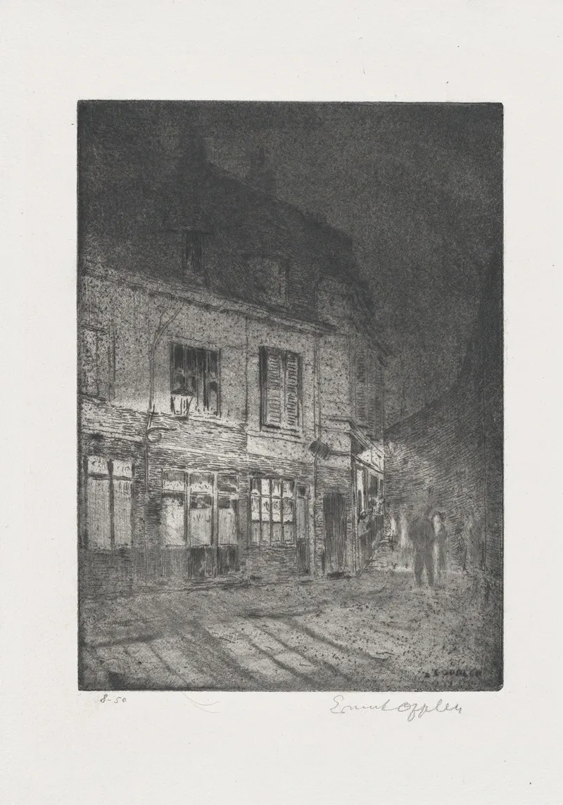 Lille Liebesgasschen Wall Art by Ernst Oppler - High-Resolution Digital Print