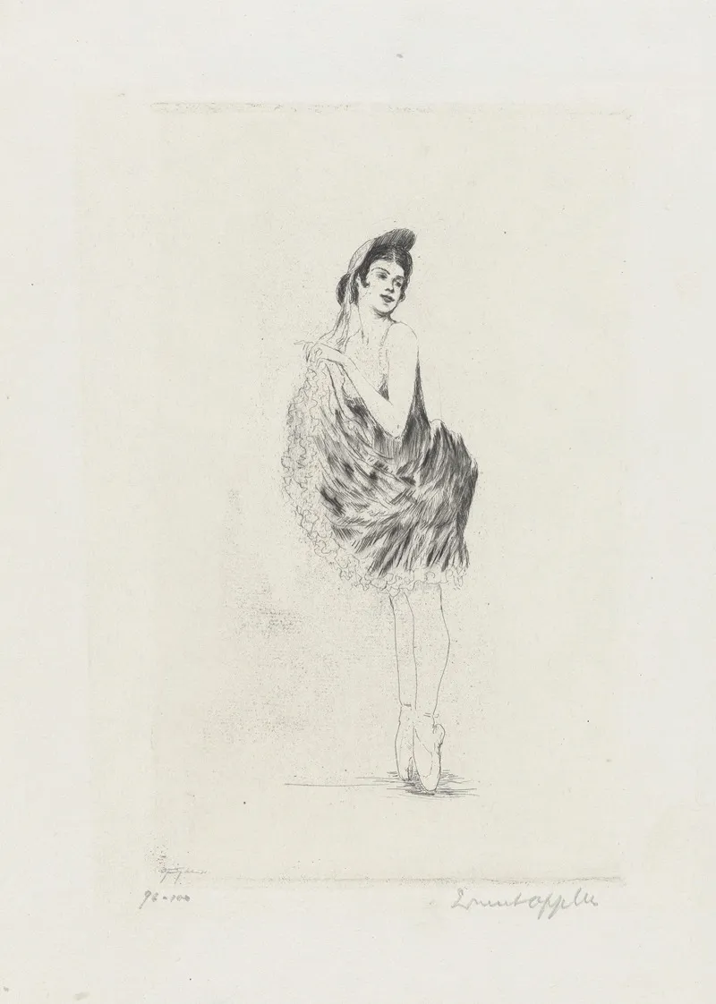 Lillebil Christensen Ii Wall Art by Ernst Oppler - High-Resolution Digital Print