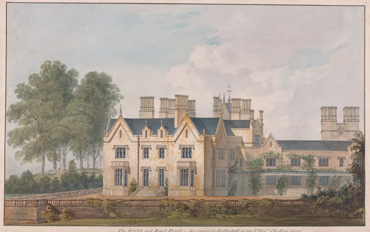 Lilleshall Shropshire The South And East Fronts