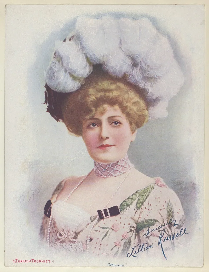 Lillian Russell 3 Wall Art by Frederick Moladore Spiegle - High-Resolution Digital Print