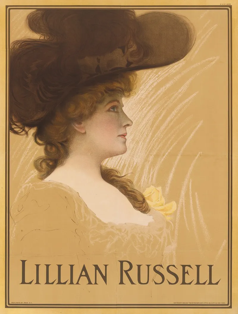 Lillian Russell Wall Art by Anonymous - High-Resolution Digital Print