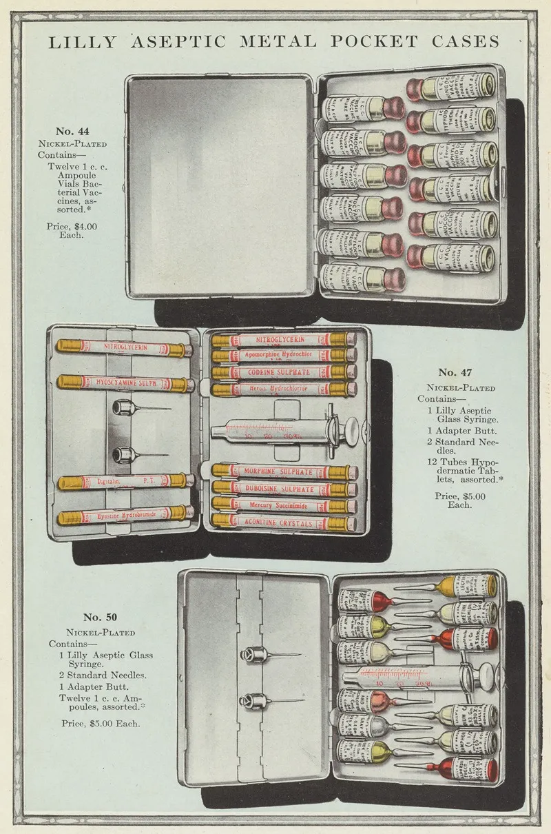 Lilly Aseptic Metal Pocket Cases 3