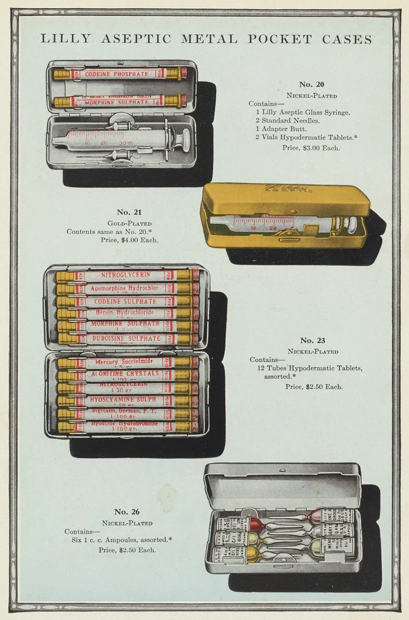 Lilly Aseptic Metal Pocket Cases 6