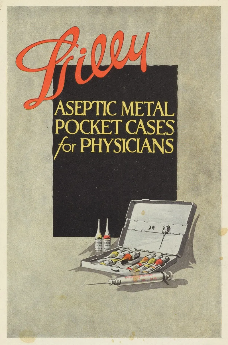 Lilly Aseptic Metal Pocket Cases For Physicians