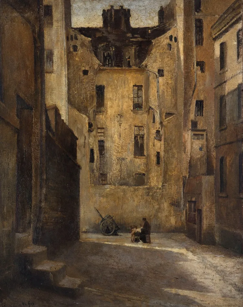 Limpasse Des Boeufs Wall Art by Hippolyte Guy - High-Resolution Digital Print