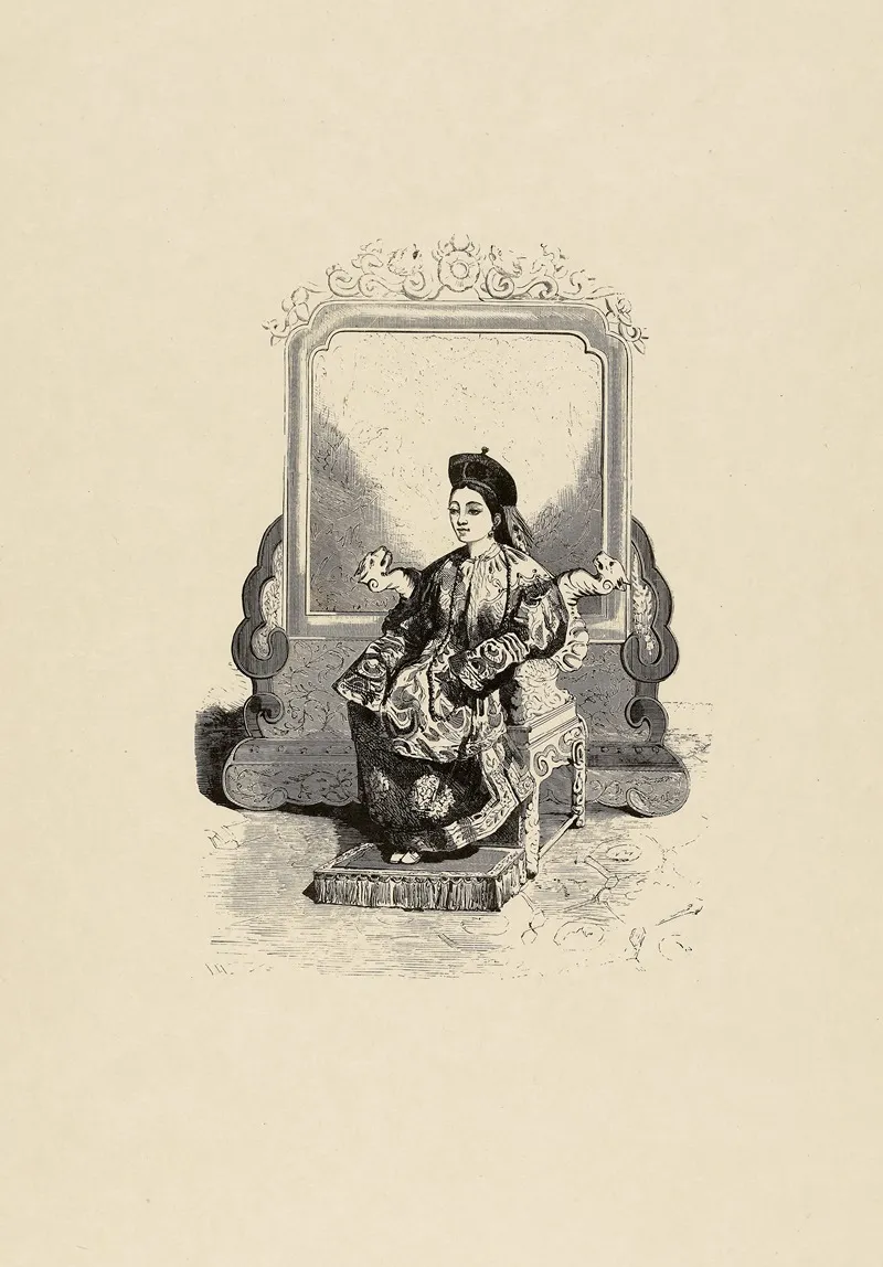 Limperatrice De Chine Wall Art by Edmond Morin - High-Resolution Digital Print