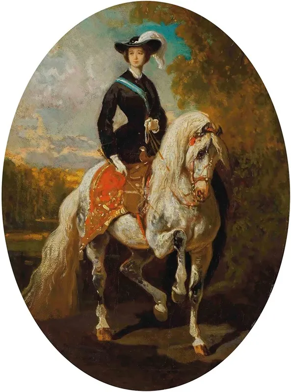 Limperatrice Eugenie Wall Art by Alfred De Dreux - High-Resolution Digital Print