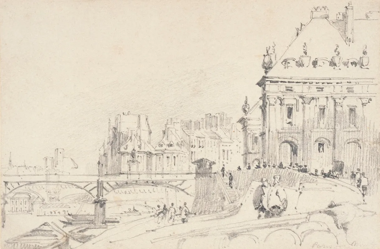 Linstitut Et Le Pont Des Arts