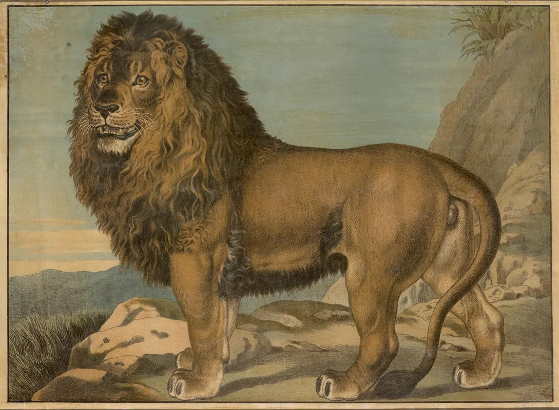 Lion 14 Wall Art by Emil Sachsse - High-Resolution Digital Print