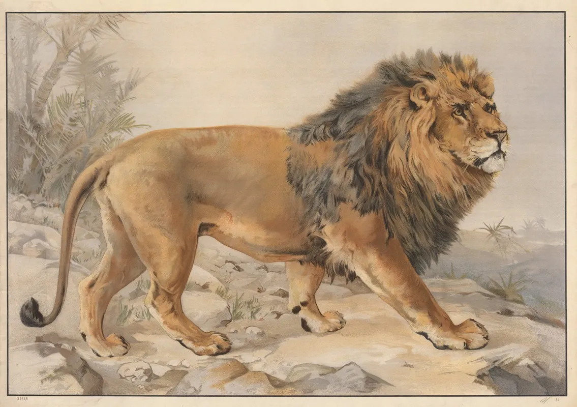 Lion 18 Wall Art by Karl Jansky - High-Resolution Digital Print