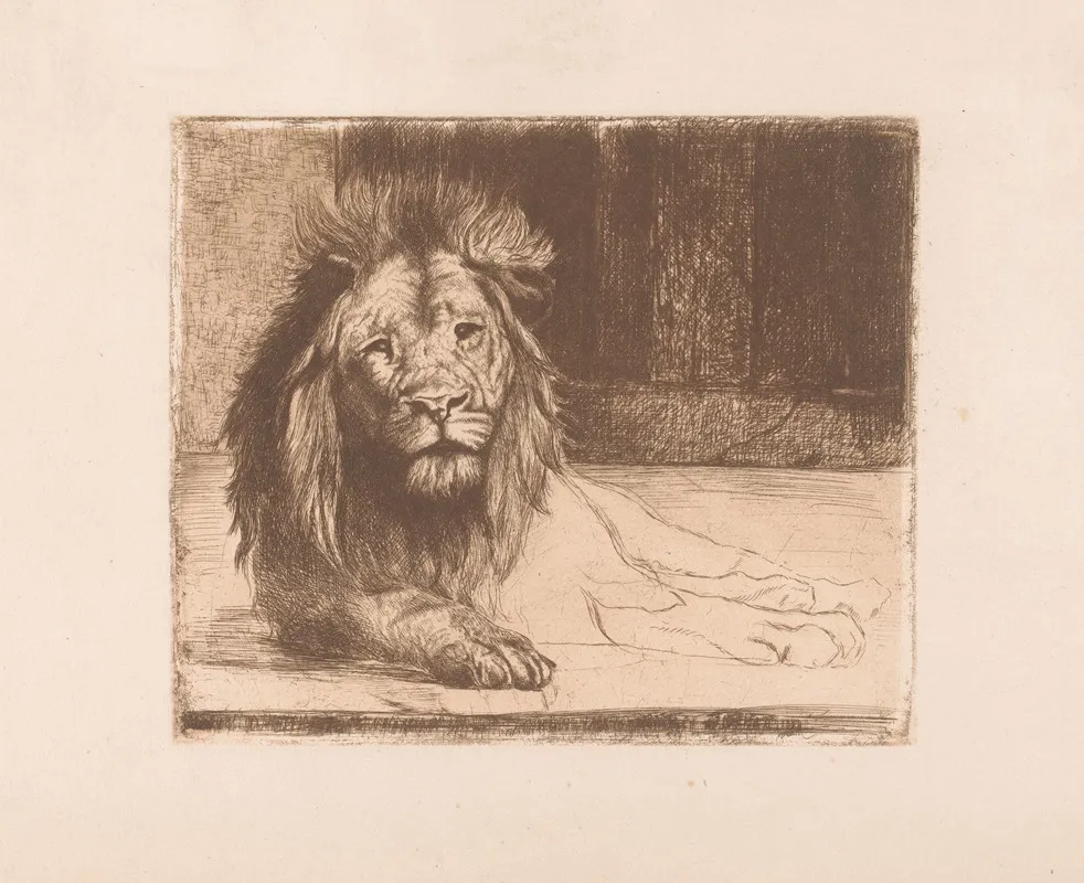 Lion 7 Wall Art by Joseph Schippers - High-Resolution Digital Print