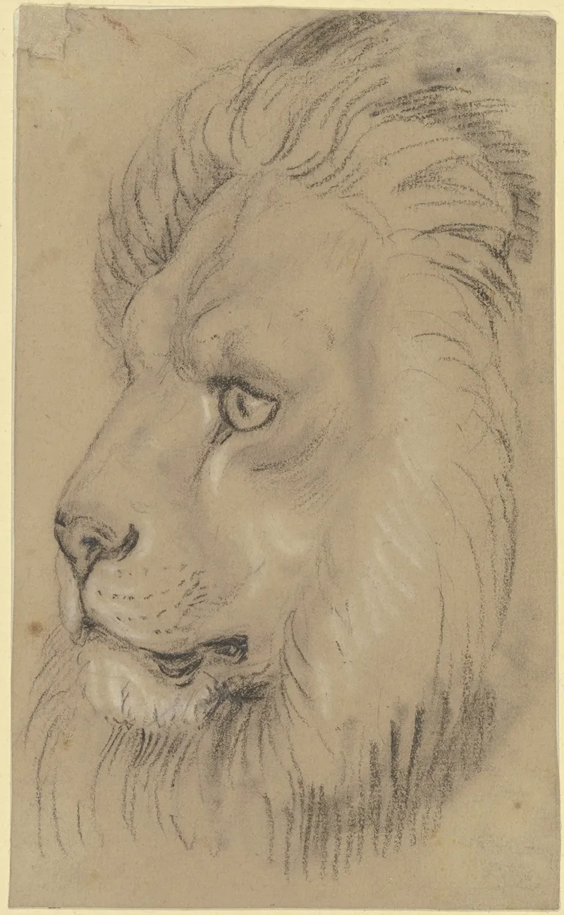 Lions Head 4 Wall Art by Otto Speckter - High-Resolution Digital Print