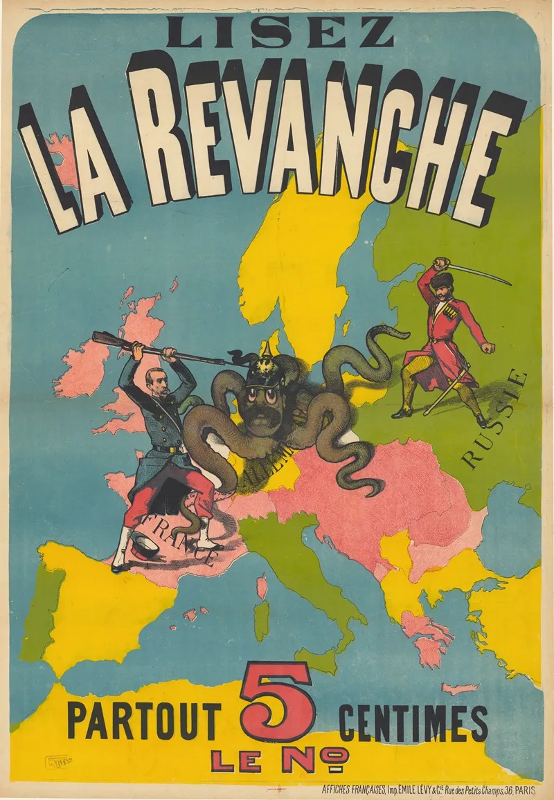 Lisez La Revanche Wall Art by Imp. Emile Lévy - High-Resolution Digital Print