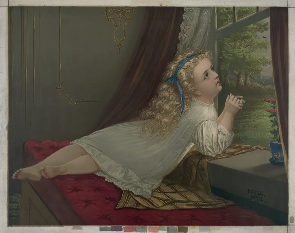 Listening To The Birds 3 Wall Art by George Gardner Fish - High-Resolution Digital Print