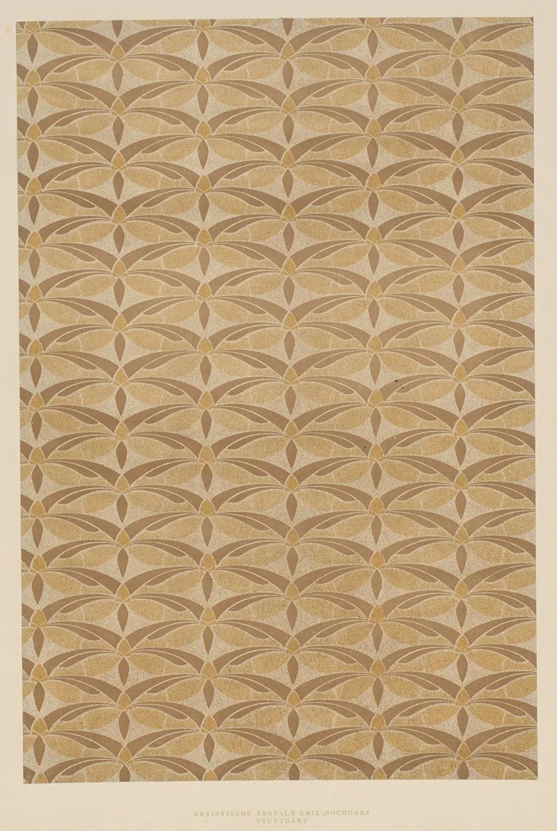 Lithografiertes Papier Flachenmuster 2