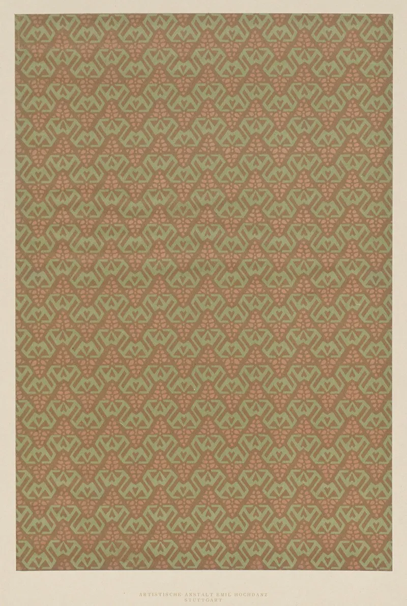Lithografiertes Papier Flachenmuster 4