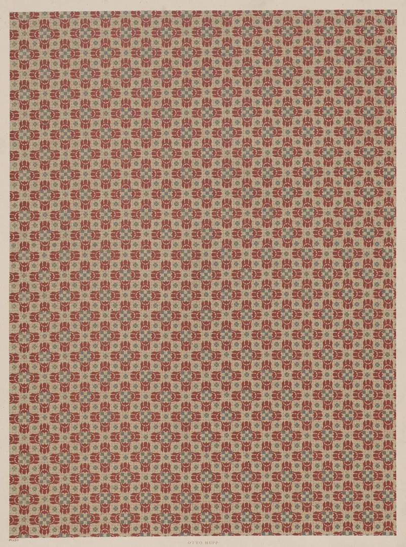 Lithografiertes Papier Flachenmuster 7