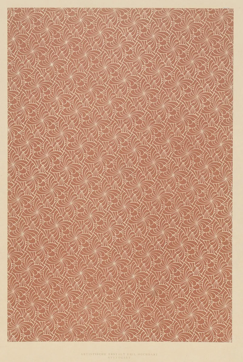 Lithografiertes Papier Grafisches Flachenmuster