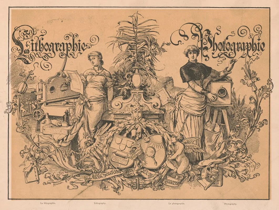 Lithographie Photographie Wall Art by Meisenbach Co. Ltd - High-Resolution Digital Print