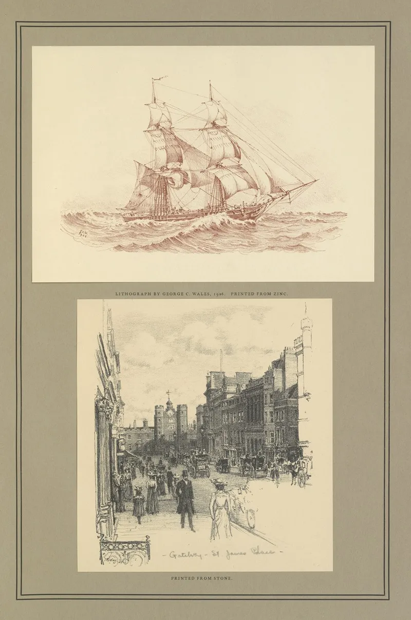 Lithography Wall Art by Louis Arthur Holman - High-Resolution Digital Print