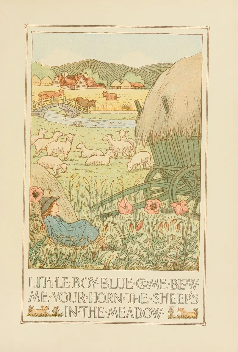 Little Boy Blue 2 Wall Art by Francis Donkin Bedford - High-Resolution Digital Print