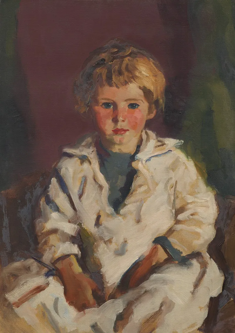 Little Girl Cissie Wall Art by Robert Henri - High-Resolution Digital Print