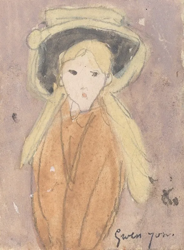 Little Girl With A Large Hat