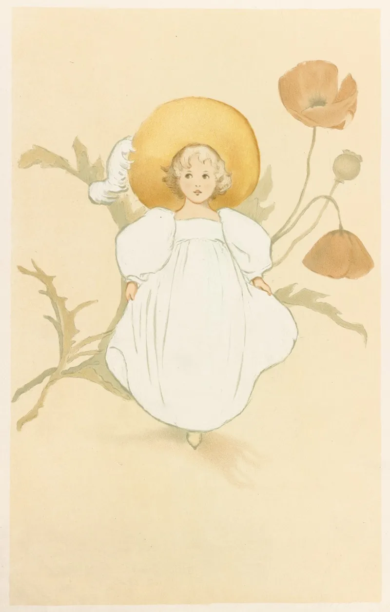 Little Girl With Poppy