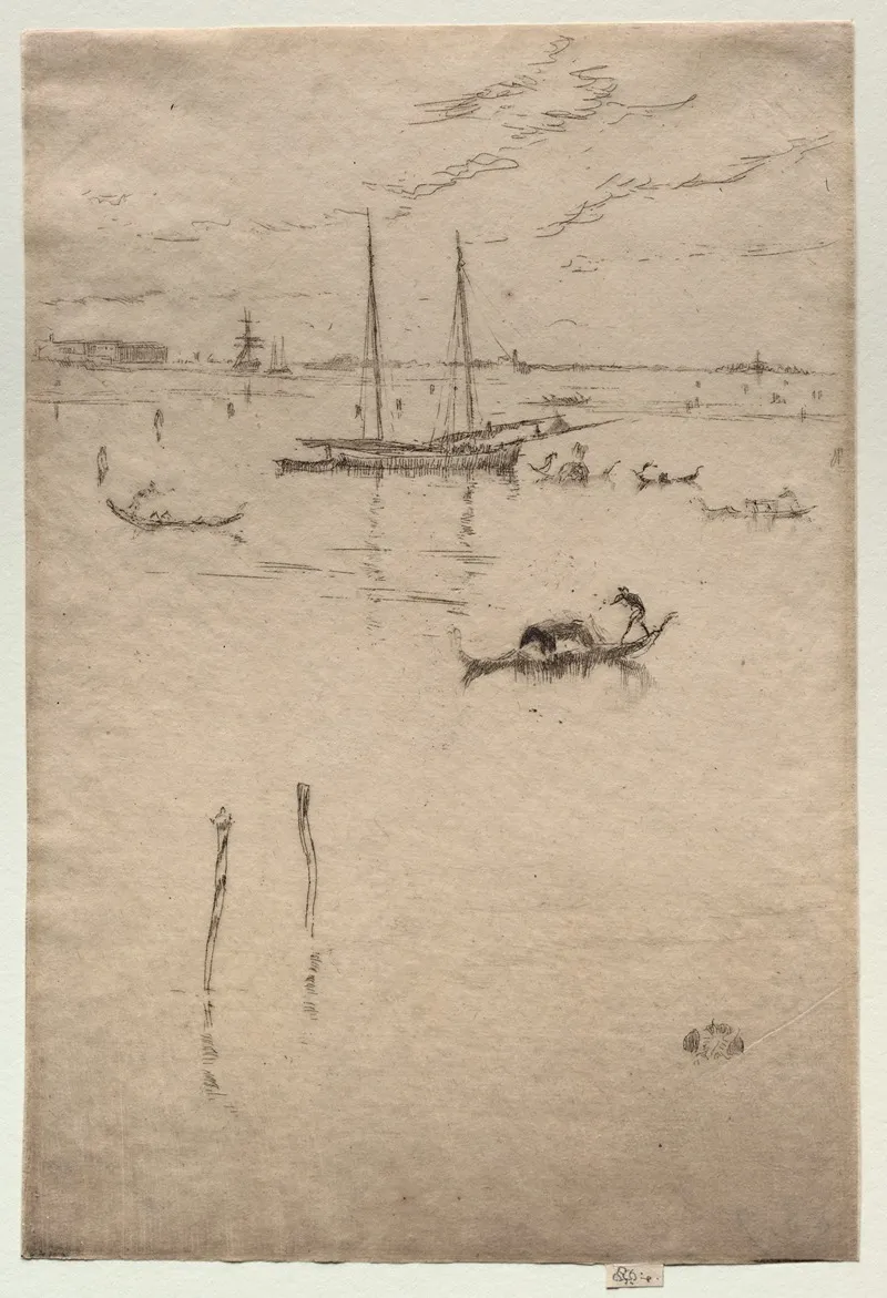 Little Lagoon Wall Art by James Abbott McNeill Whistler - High-Resolution Digital Print
