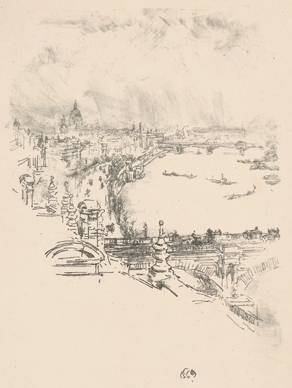 Little London Wall Art by James Abbott McNeill Whistler - High-Resolution Digital Print