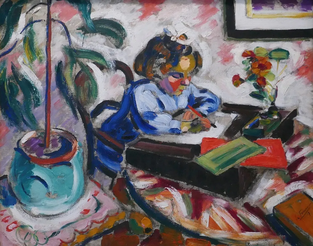Little Schoolgirl Wall Art by Henri Victor Gabriel Le Fauconnier - High-Resolution Digital Print