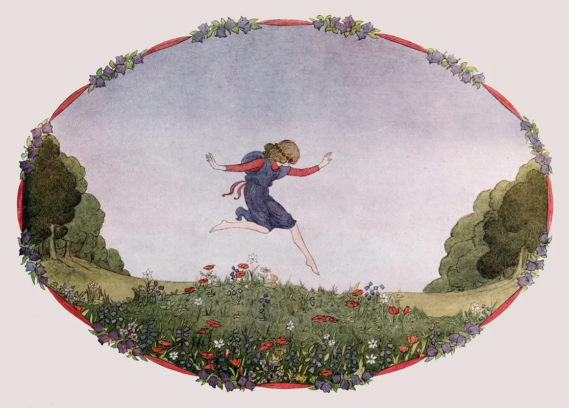 Little Songs Of Long Ago More Old Nursery Rhymes Pl 13 Wall Art by Henriëtte Willebeek le Mair - High-Resolution Digital Print