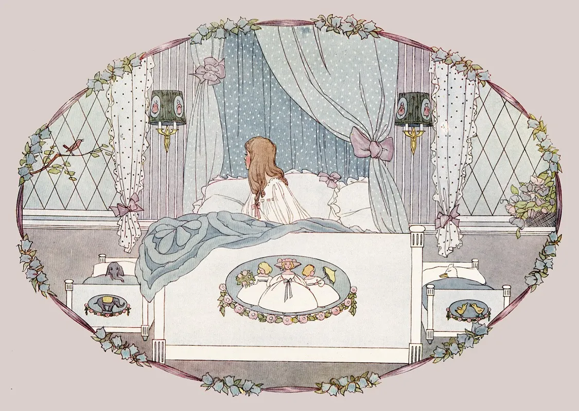 Little Songs Of Long Ago More Old Nursery Rhymes Pl 15 Wall Art by Henriëtte Willebeek le Mair - High-Resolution Digital Print