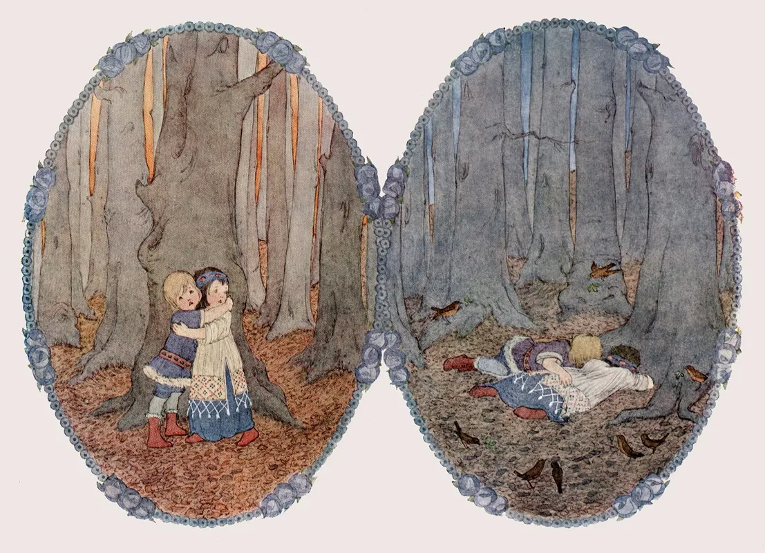 Little Songs Of Long Ago More Old Nursery Rhymes Pl 16 Wall Art by Henriëtte Willebeek le Mair - High-Resolution Digital Print
