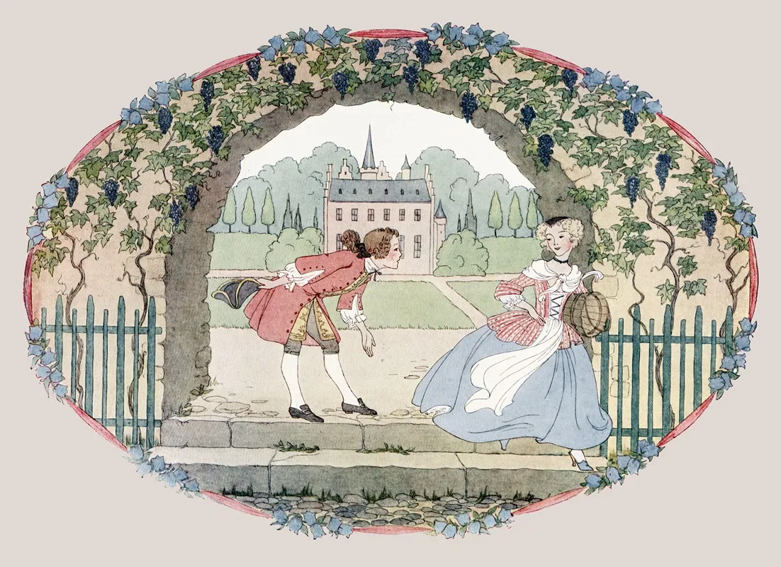 Little Songs Of Long Ago More Old Nursery Rhymes Pl 18 Wall Art by Henriëtte Willebeek le Mair - High-Resolution Digital Print