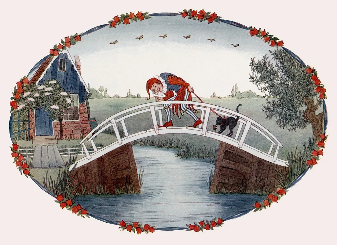 Little Songs Of Long Ago More Old Nursery Rhymes Pl 23 Wall Art by Henriëtte Willebeek le Mair - High-Resolution Digital Print